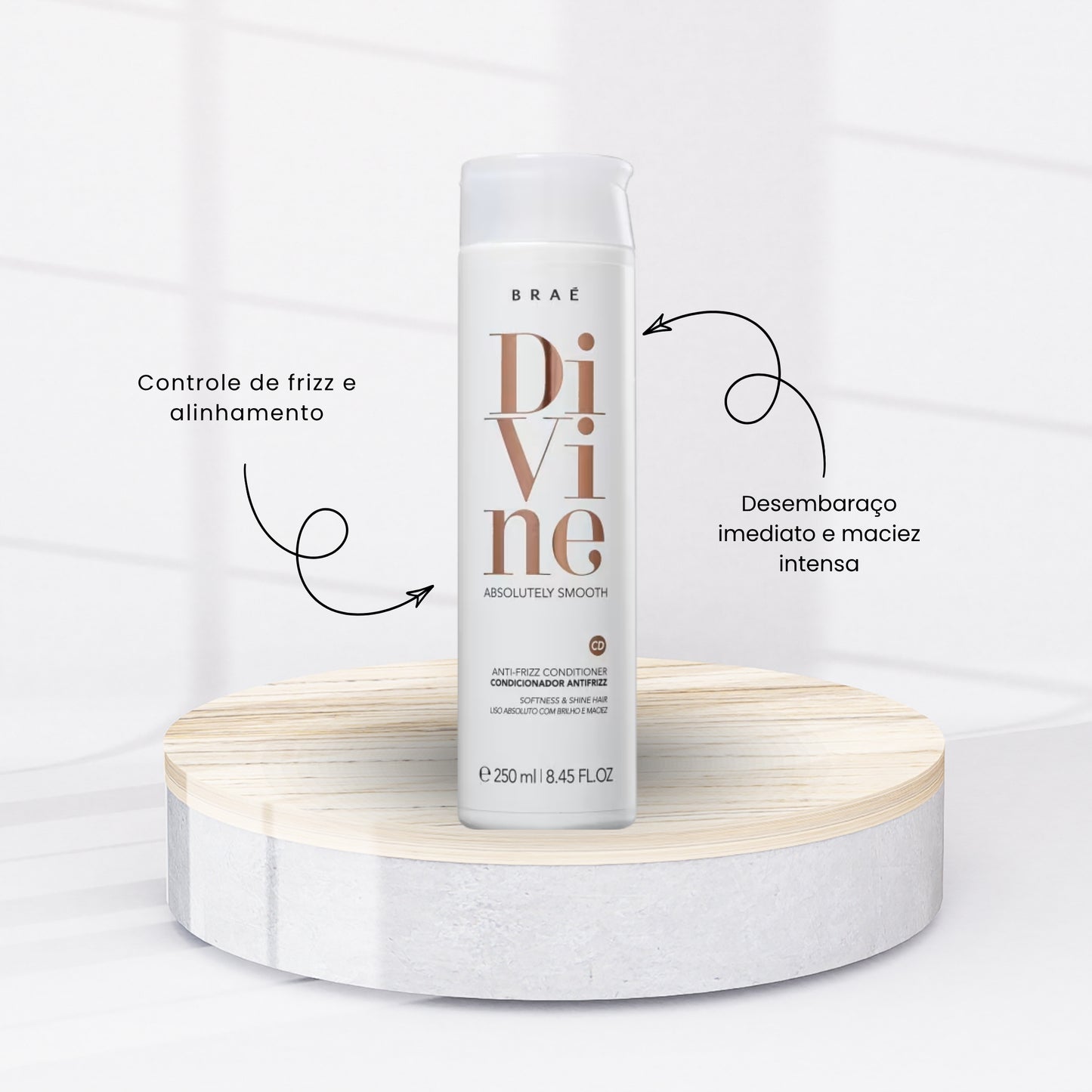 Kit Braé Divine Shampoo 250 ml + Condicionador 250 ml