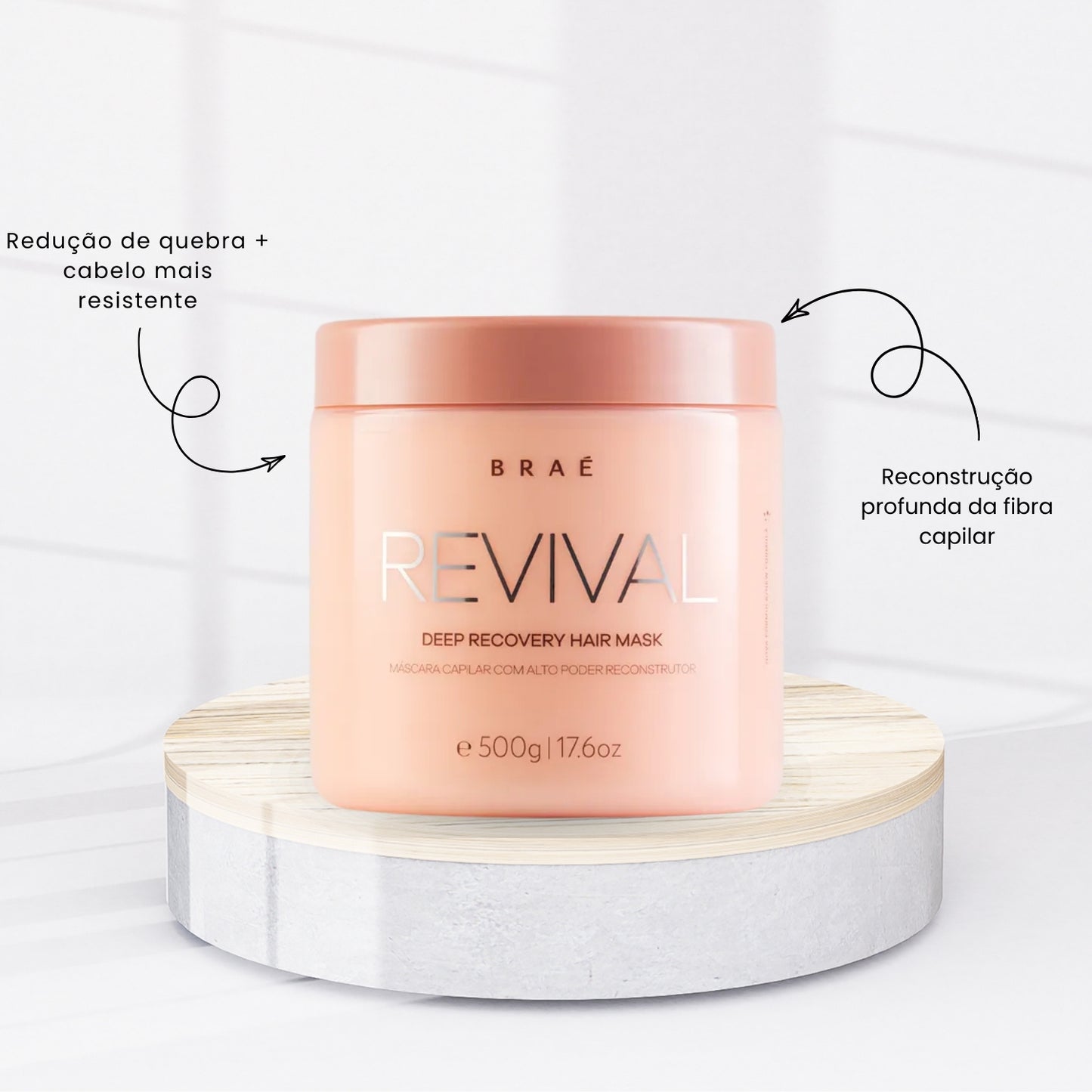 Máscara Braé Revival de Reconstrução 500 g