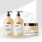 Kit Loreal Absolut Repair Gold Quinoa Shampoo 750 ml + Condicionador 750 ml + Máscara 500 g