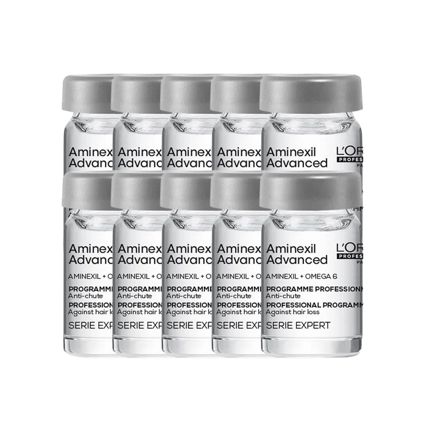 Kit Loreal Aminexil Advanced Ampola (cx c/ 10 x 6 ml)