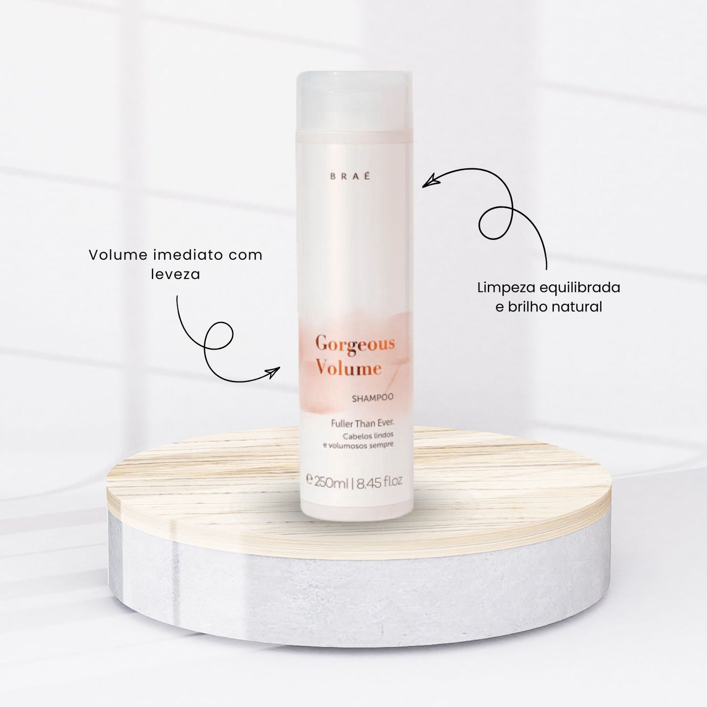 Shampoo Braé Gorgeous Volume 250 ml