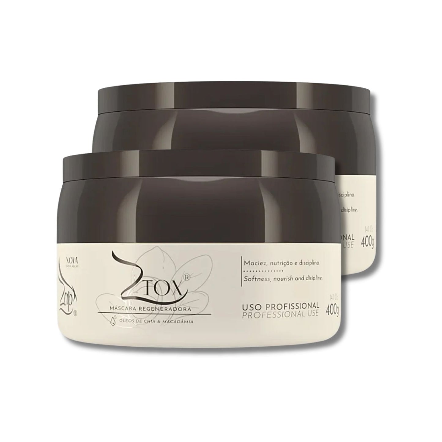 Kit Zap Ztox Máscara Regeneradora 2 x 400 g