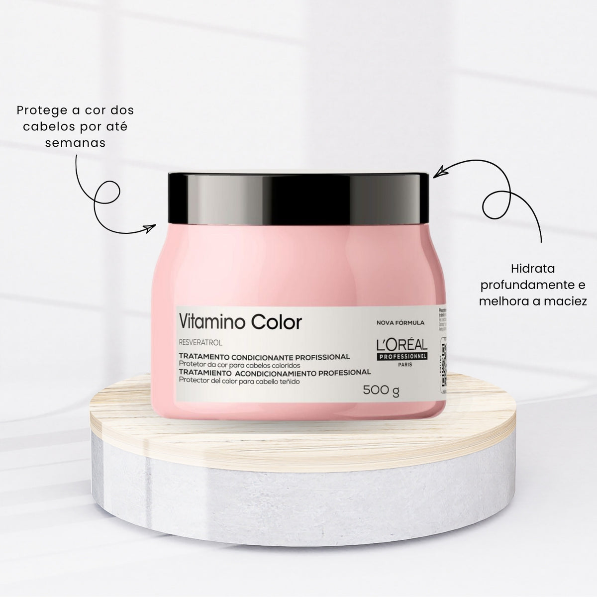 Máscara Loreal Vitamino Color 500 g