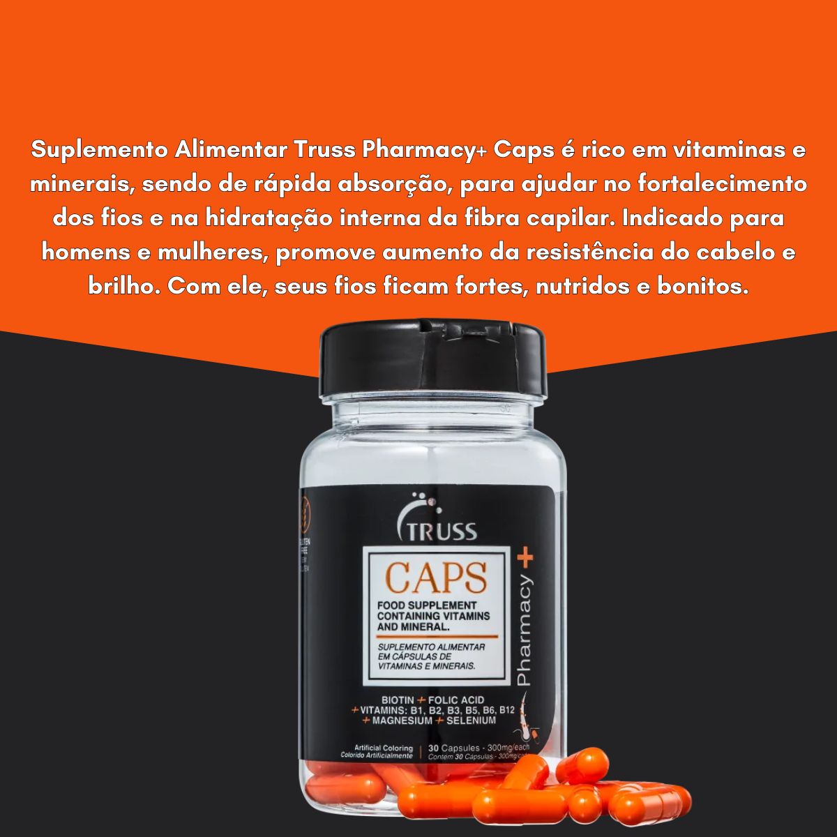 Truss Caps Pharmacy+ 30 Cápsulas