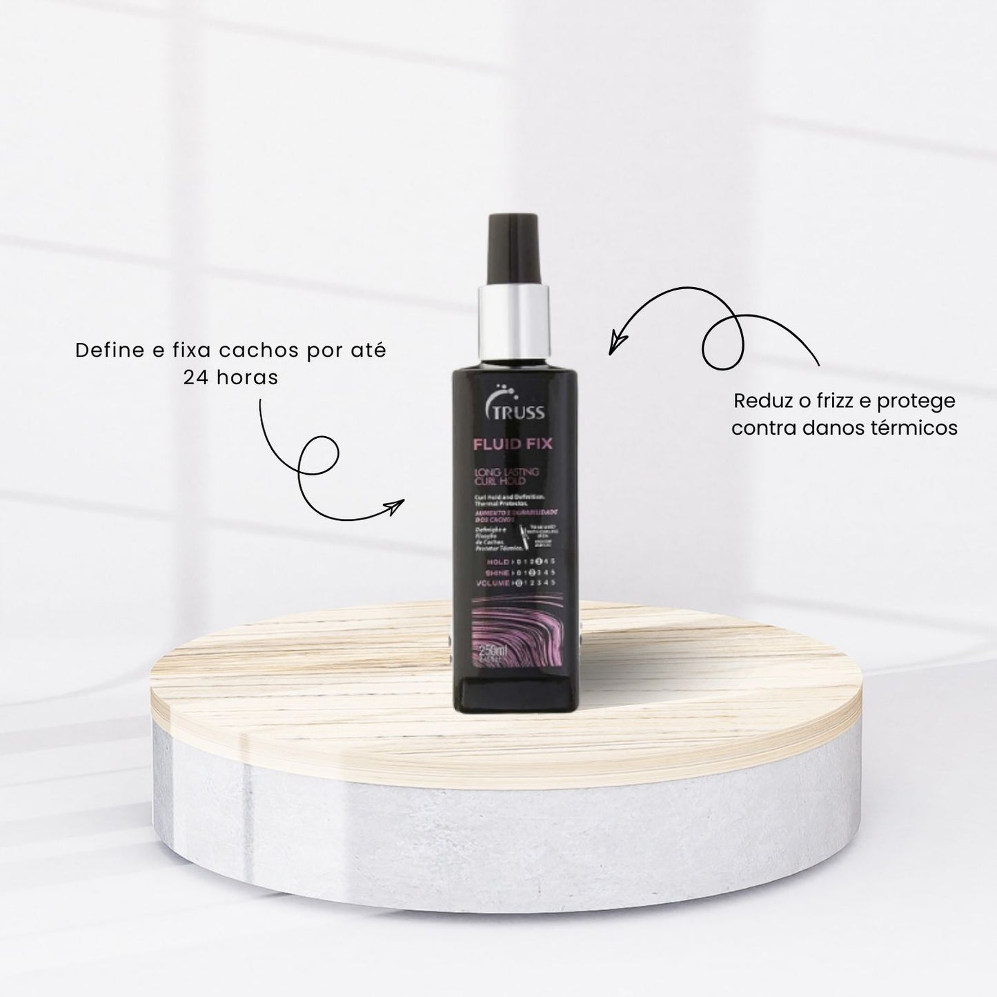 Ativador de Cachos Truss Fluid Fix para Cabelo Cacheado 250 ml