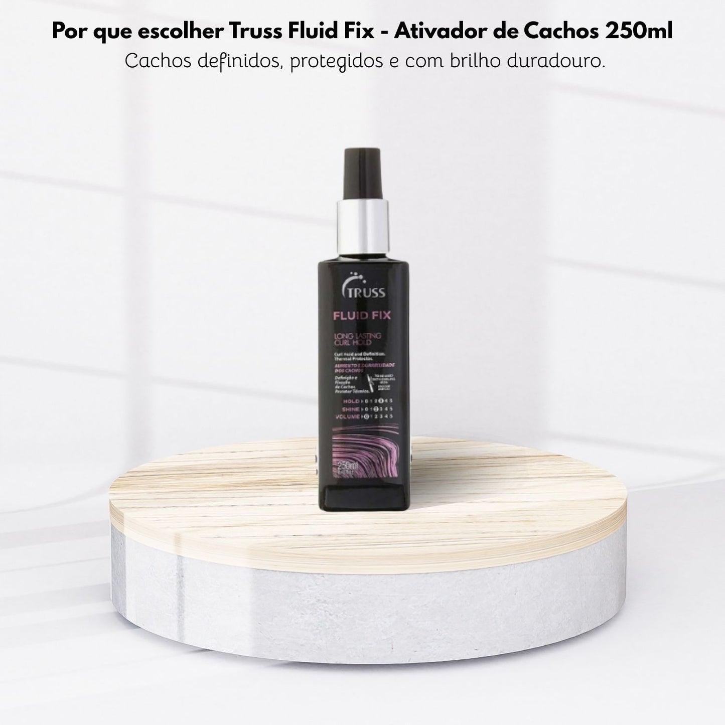 Ativador de Cachos Truss Fluid Fix para Cabelo Cacheado 250 ml