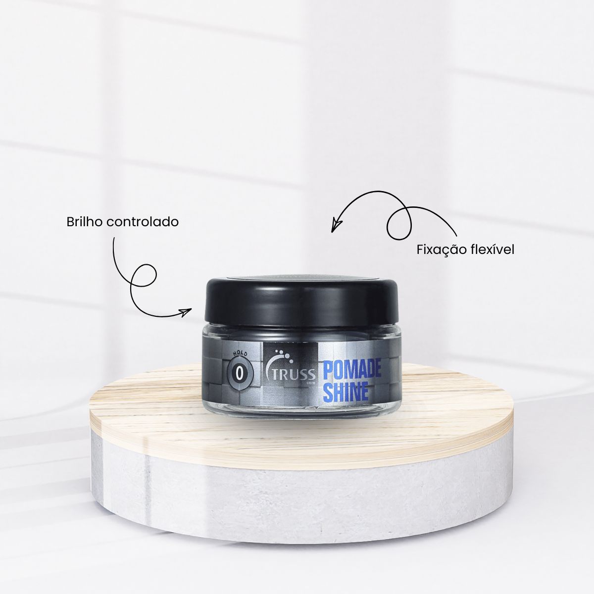 Truss Pomade Shine Pomada Modeladora 55 g