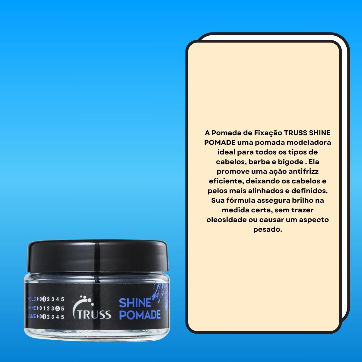 Truss Pomade Shine Pomada Modeladora 55 g