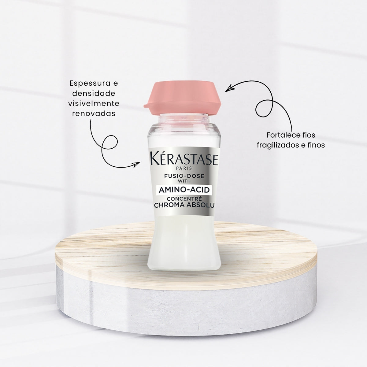 Kit Kérastase Fusio Dose Chroma Absolu Amino Acid Ampolas 6 x 12 ml