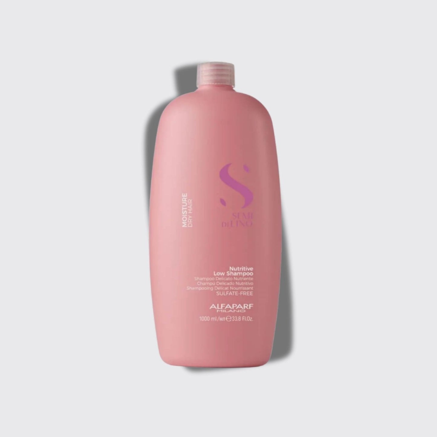 Shampoo Alfaparf Semi Di Lino Moisture Nutritive Shampoo Hidratante sem Sulfato 1 Litro