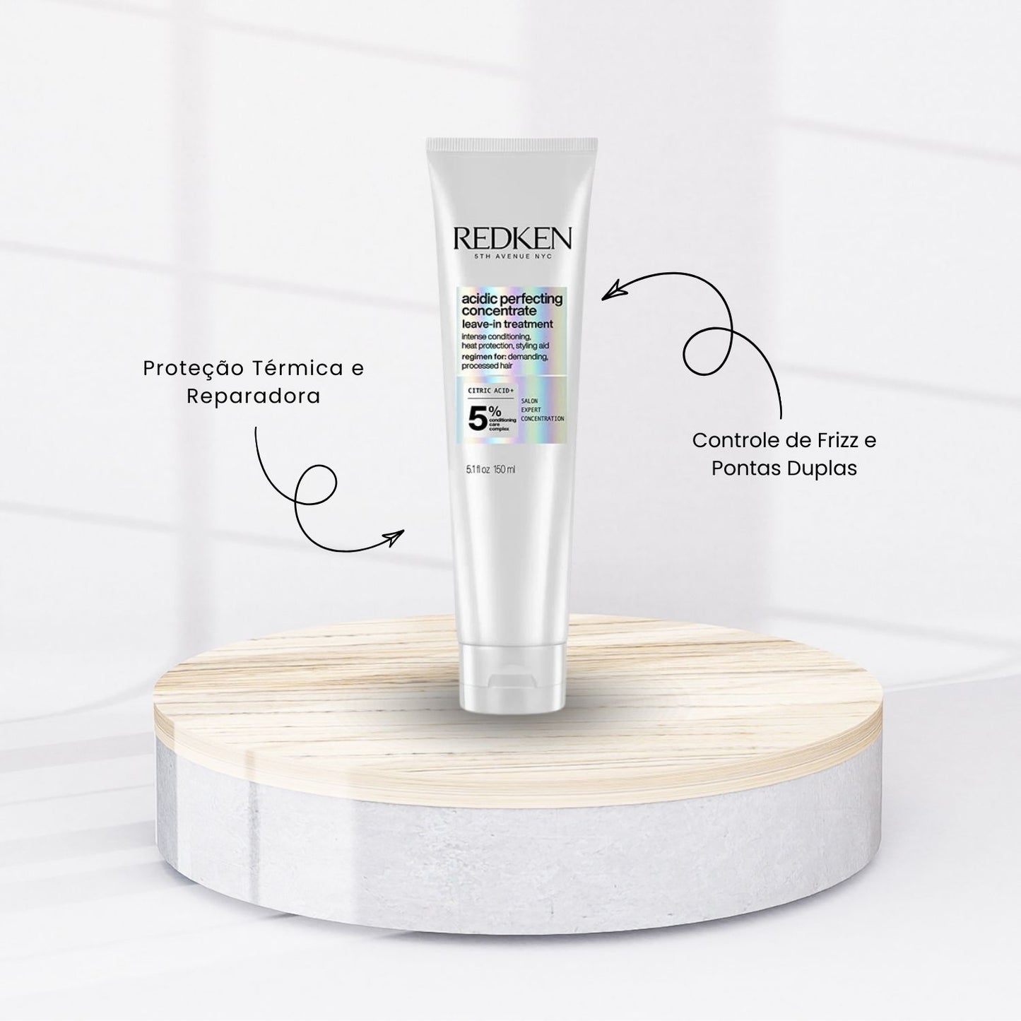 Kit Redken Acidic Bonding Concentrate Duo Grande + pH Sealer 250 ml + Concentrate Leave-in 150 ml