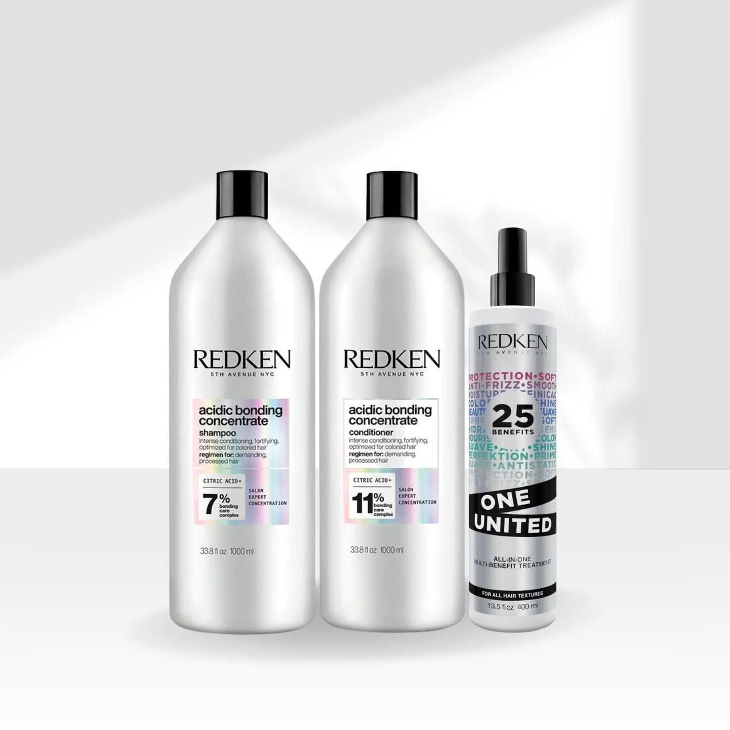 Kit Redken Acidic Bonding Concentrate Duo Grande + Redken One United 25 Benefits Leave-in 400 ml