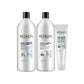 Kit Redken Acidic Bonding Concentrate Shampoo + Condicionador 1 Litro + Concentrate Leave-in 150 ml