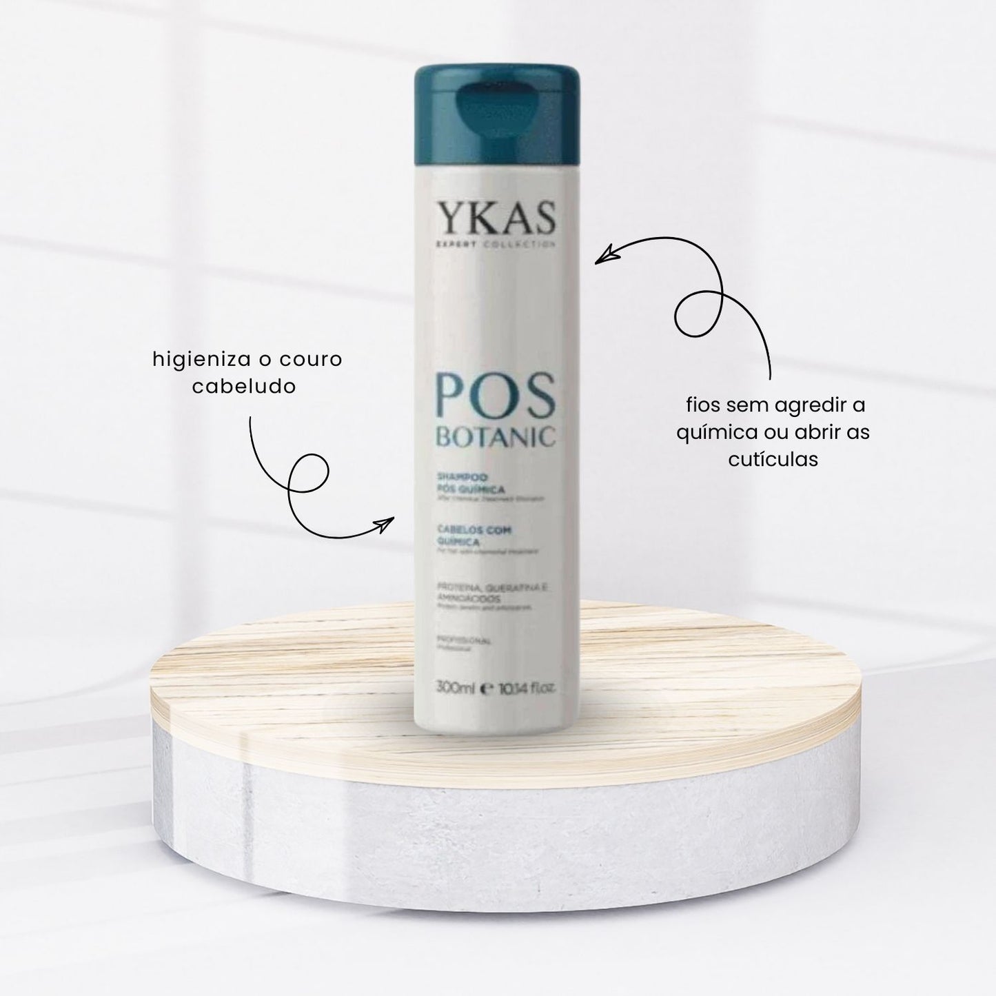 Kit Ykas Botanic Pós Química Shampoo + Condicionador