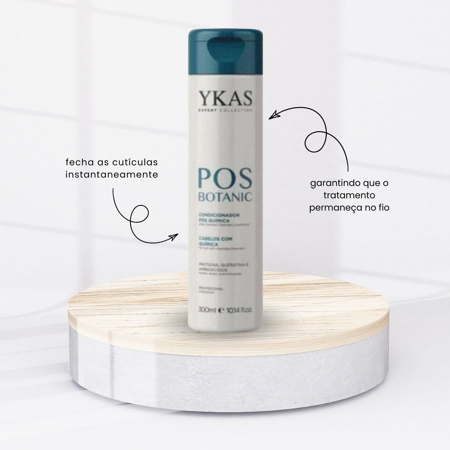 Kit Ykas Botanic Pós Química Shampoo + Condicionador