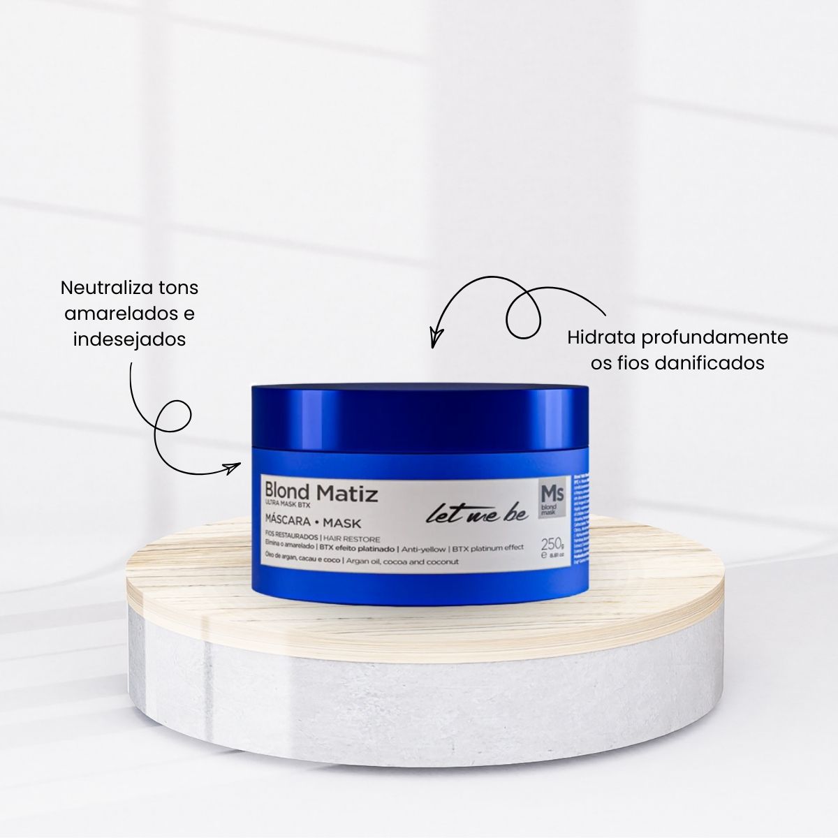 Kit Let Me Be Blond Matiz 250 g + Ampola Let Me Be