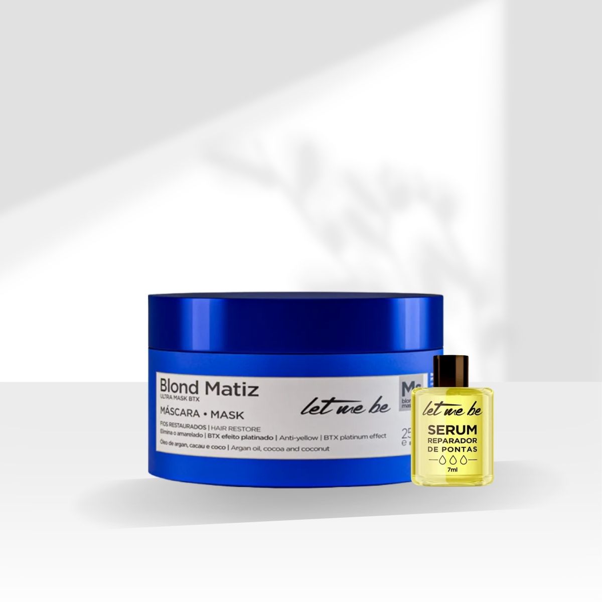 Kit Let Me Be Blond Matiz 250 g + Ampola Let Me Be