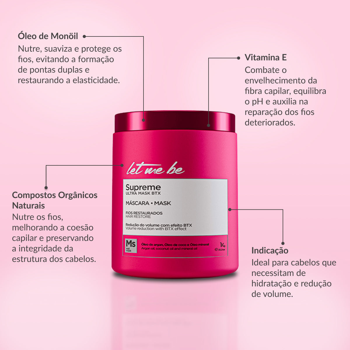 Máscara Let Me Be Supreme 1000 g