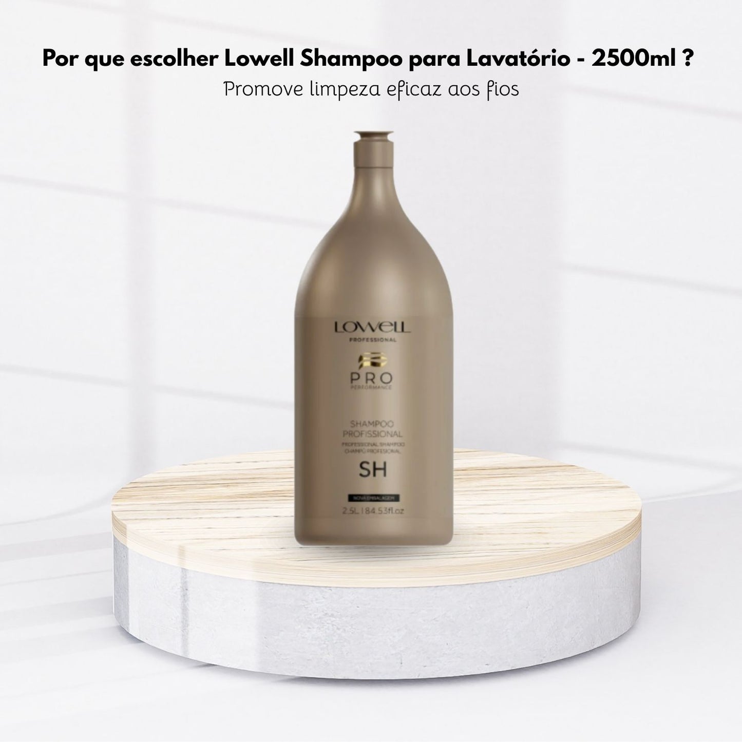 Shampoo Lowell para Lavatório 2500 ml
