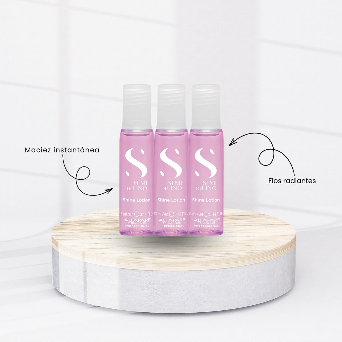Kit Alfaparf Semi Di Lino Sublime Shine Lotion (3 unids de 13 ml)