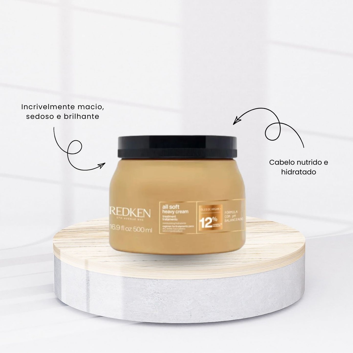 Máscara Redken All Soft Heavy Cream de Máscara de Hidratação 500 ml