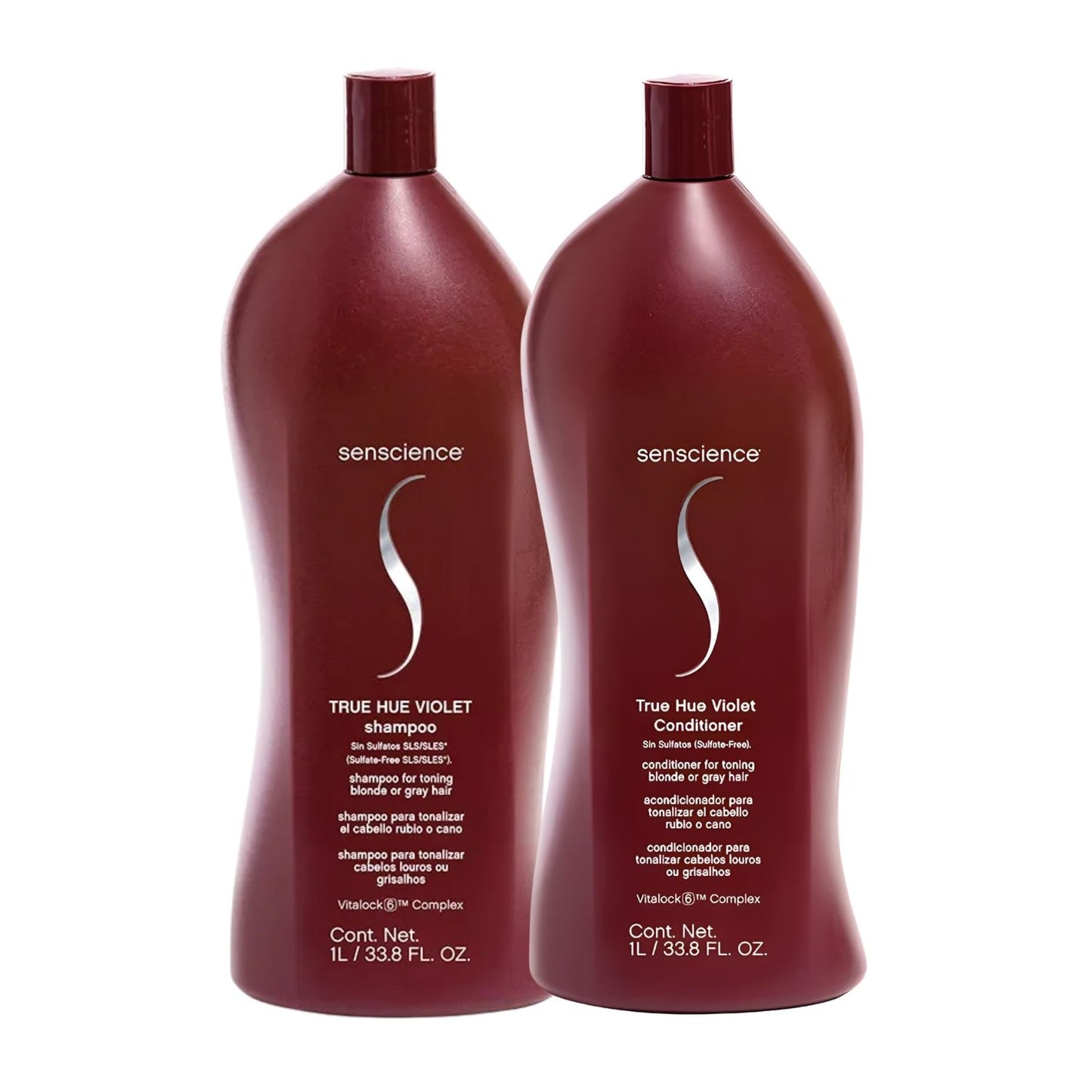 Kit Senscience True Hue Violet Shampoo + Condicionador 1 Litro