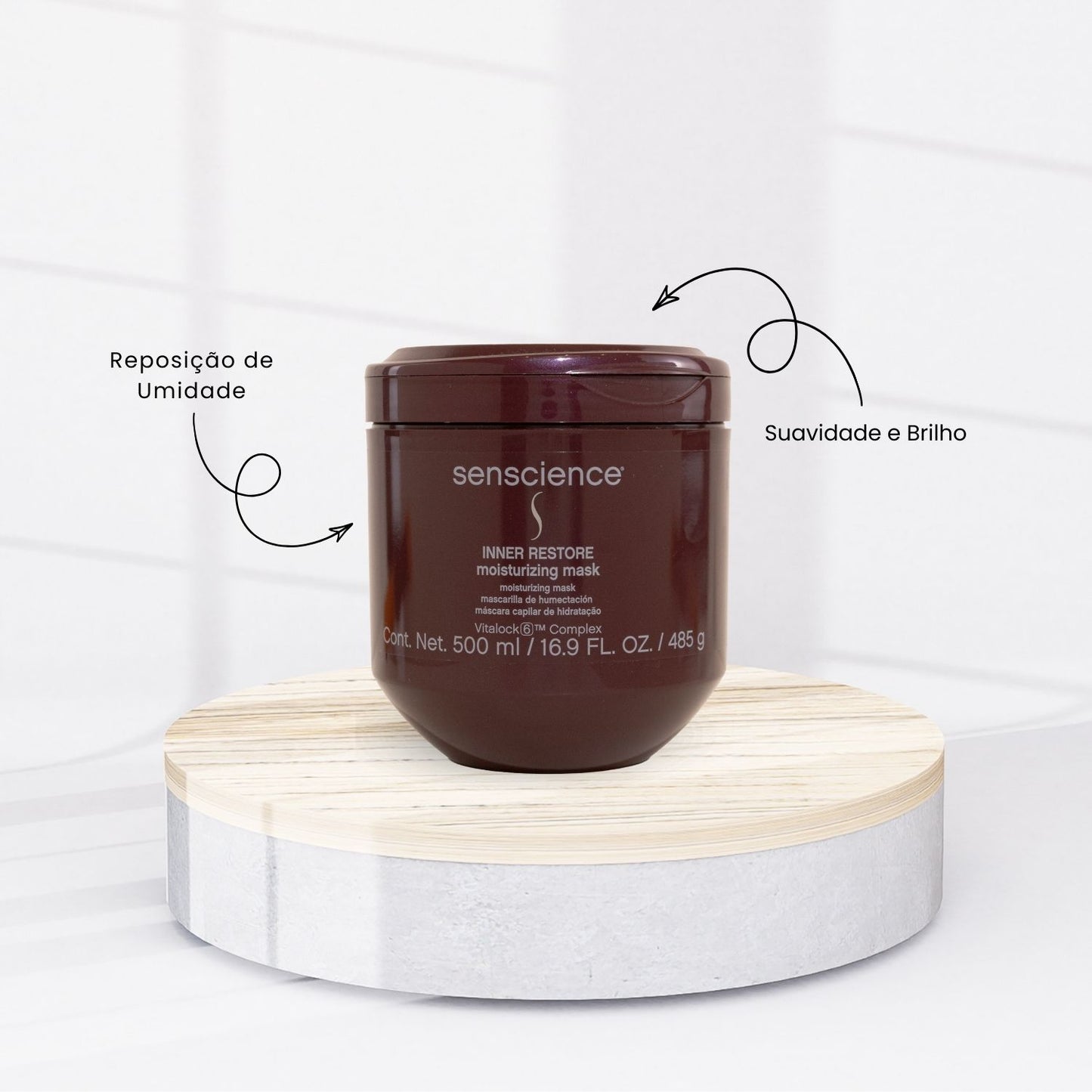 Kit Senscience True Hue Violet Shampoo + Condicionador 1 Litro + Inner Hidratação 500 ml