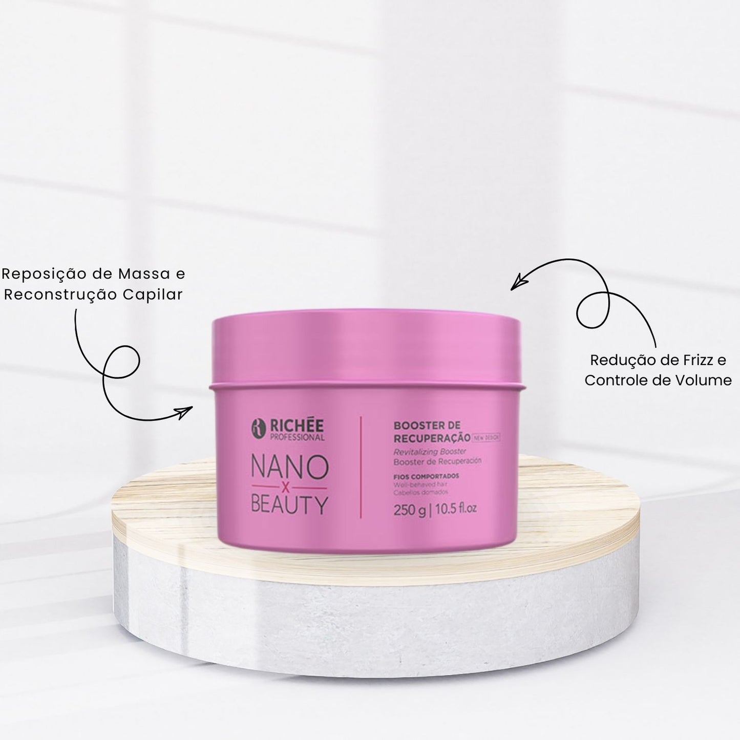 Botox Capilar Capilar Richée Nano Btx Repair Repositor de Massa 250 g