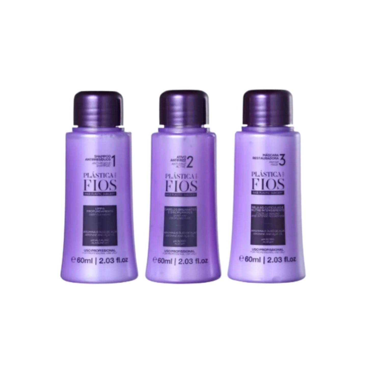 Progressiva Cadiveu Plástica Dos Fios Selagem Térmica Kit Dose Única 60 ml