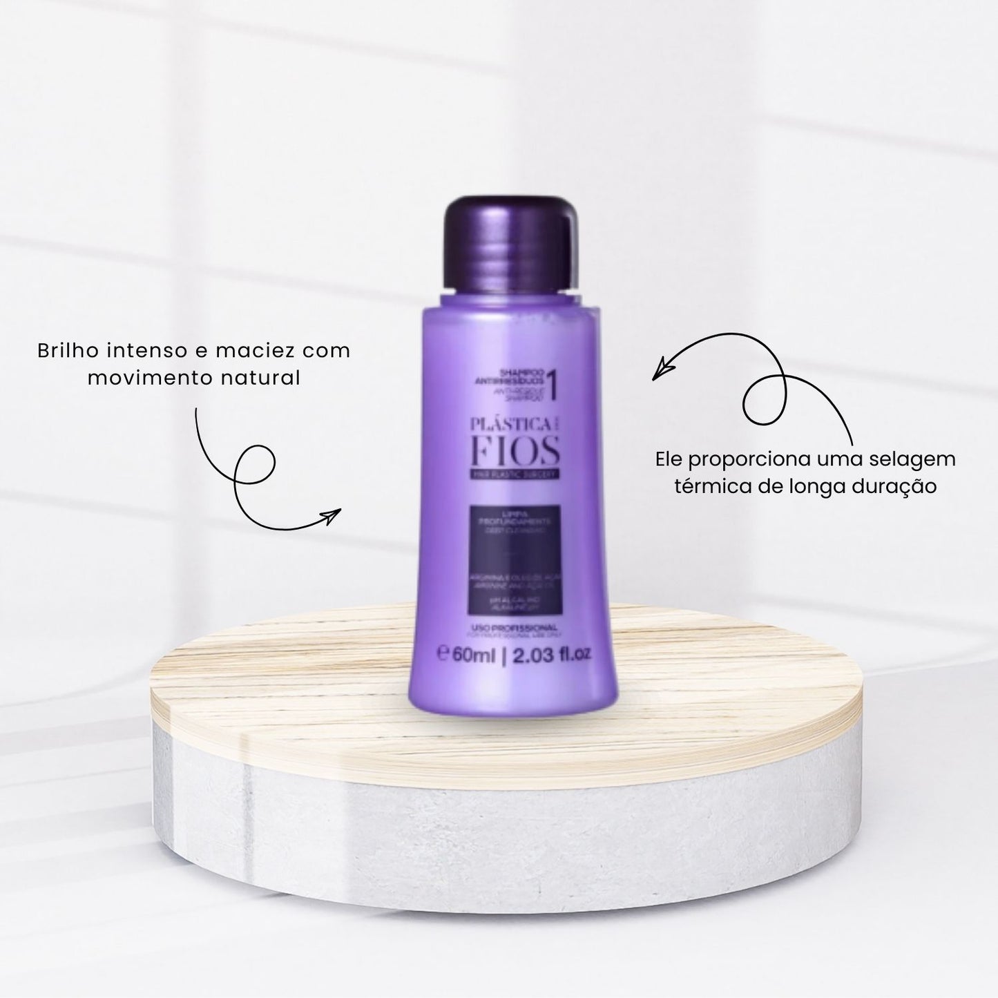 Progressiva Cadiveu Plástica Dos Fios Selagem Térmica Kit Dose Única 60 ml