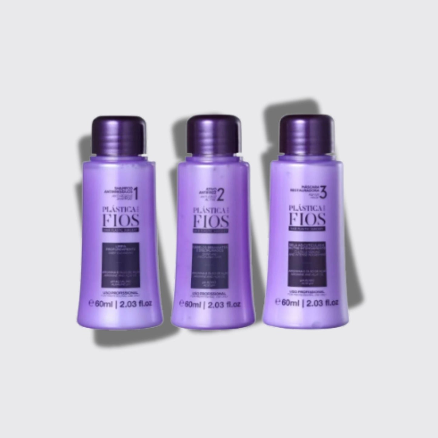 Progressiva Cadiveu Plástica Dos Fios Selagem Térmica Kit Dose Única 60 ml