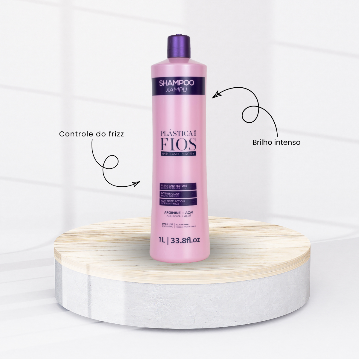 Kit Cadiveu Plástica Dos Fios Shampoo + Condicionador (2 x 1 Litros)