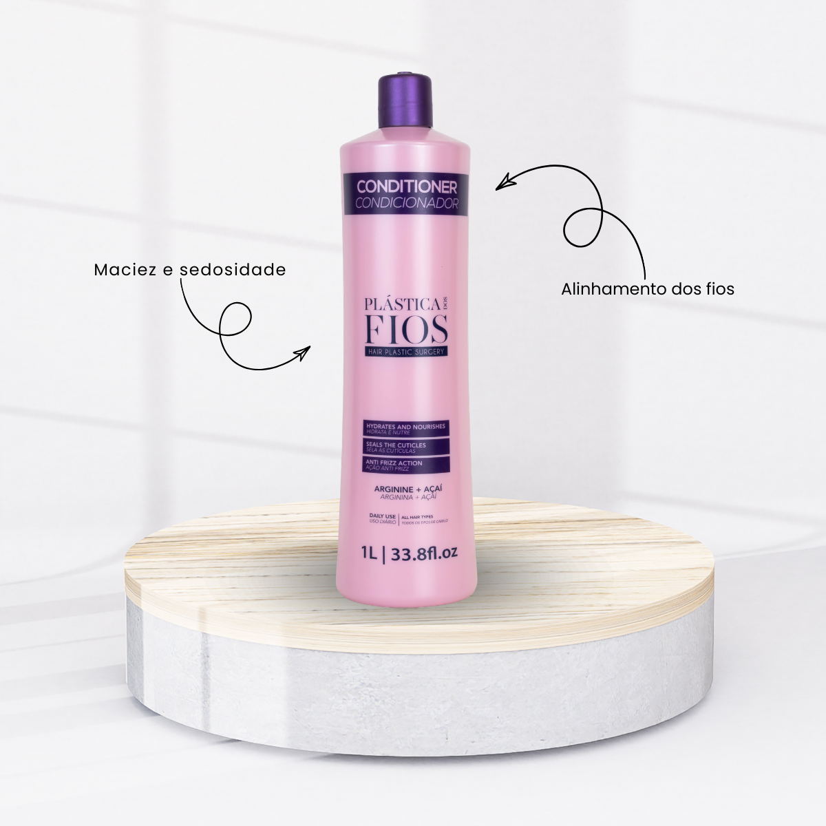 Kit Cadiveu Plástica Dos Fios Shampoo + Condicionador (2 x 1 Litros)