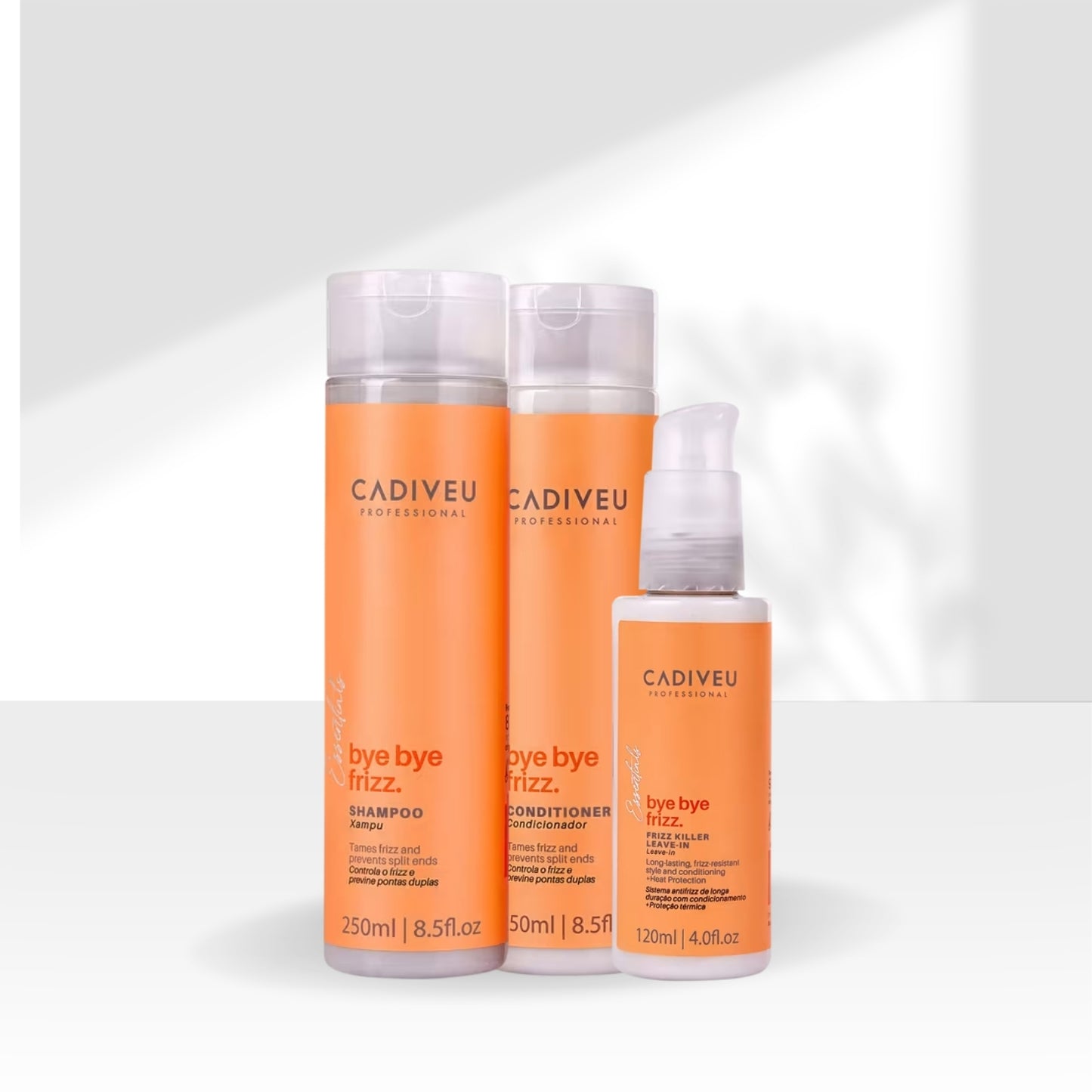 Kit Cadiveu Essentials Bye Bye Frizz Duo + Leave In 120 ml