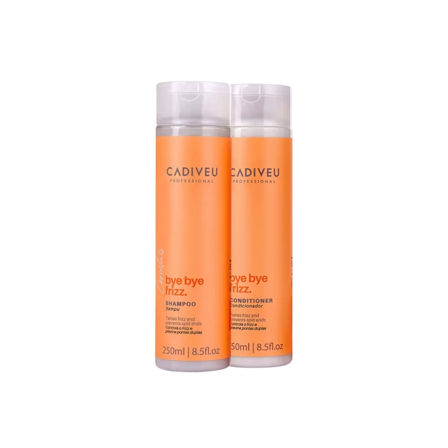Kit Cadiveu Essentials Bye Bye Frizz Shampoo 250 ml + Condicionador 250 ml