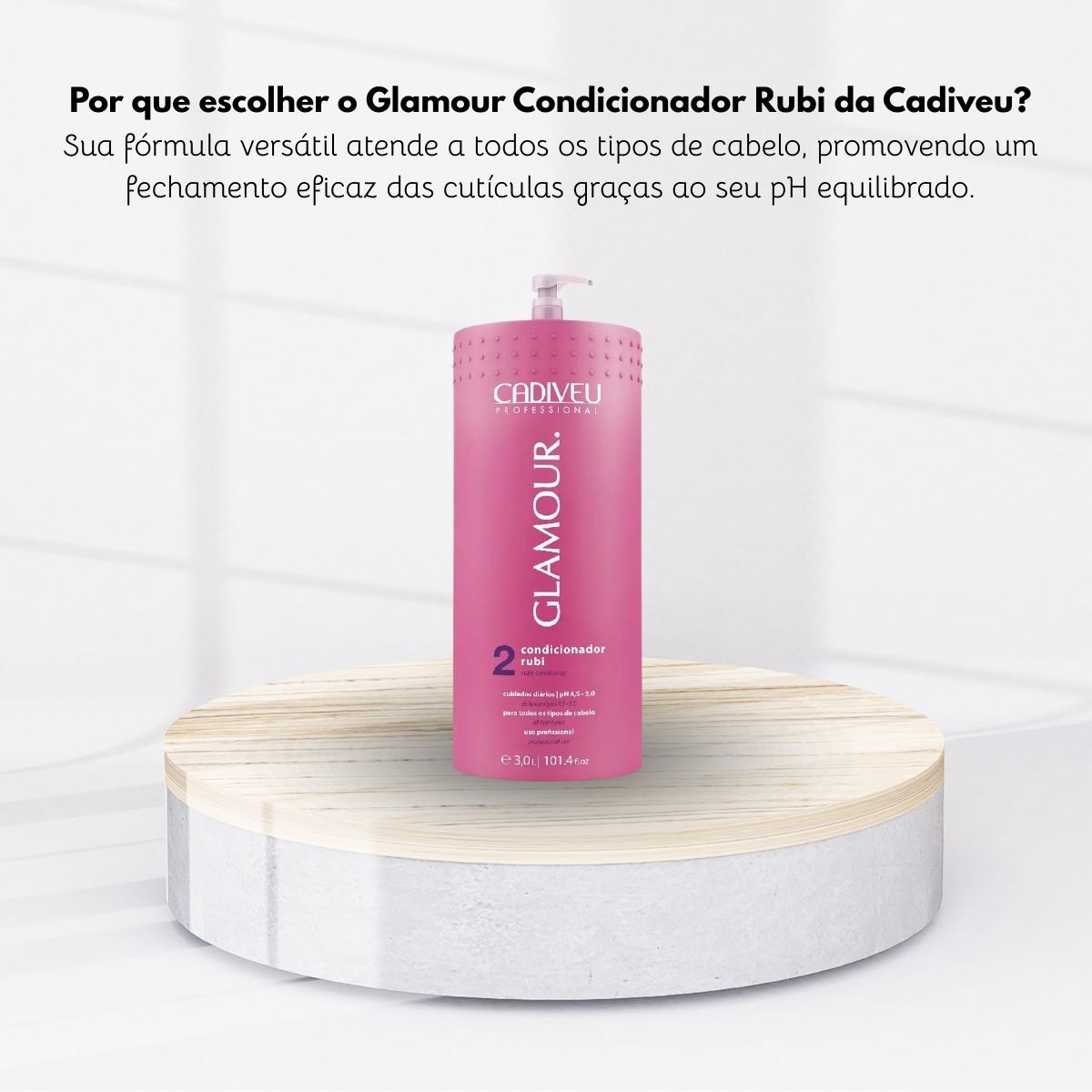 Condicionador Cadiveu Glamour 3000 ml