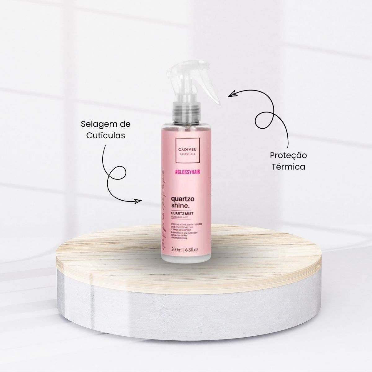 Leave-in Cadiveu Boca Rosa Hair Protetor Térmico 200 ml