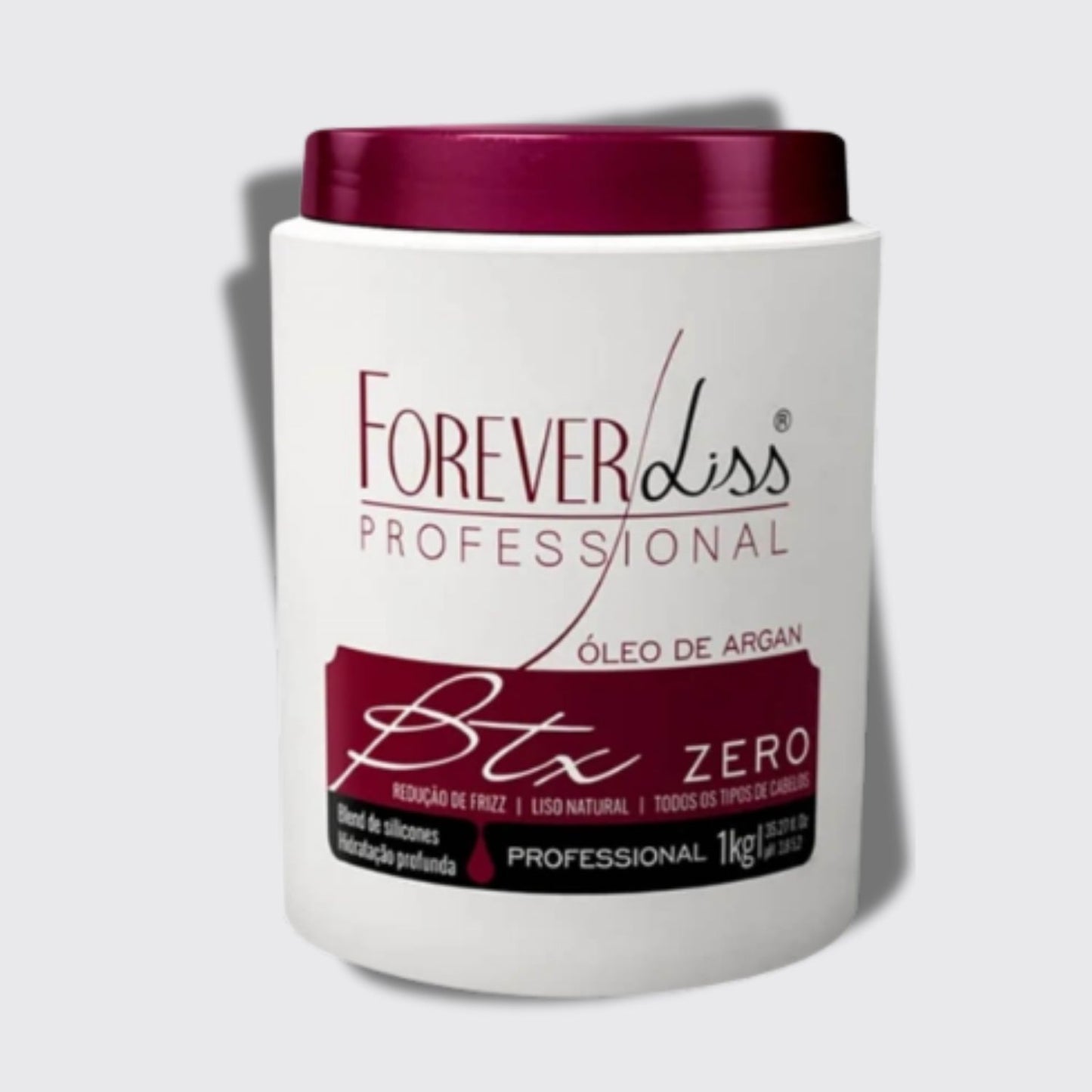 Botox Capilar Capilar Forever Liss Creme Alisante Argan Oil Máscara 1 Kg