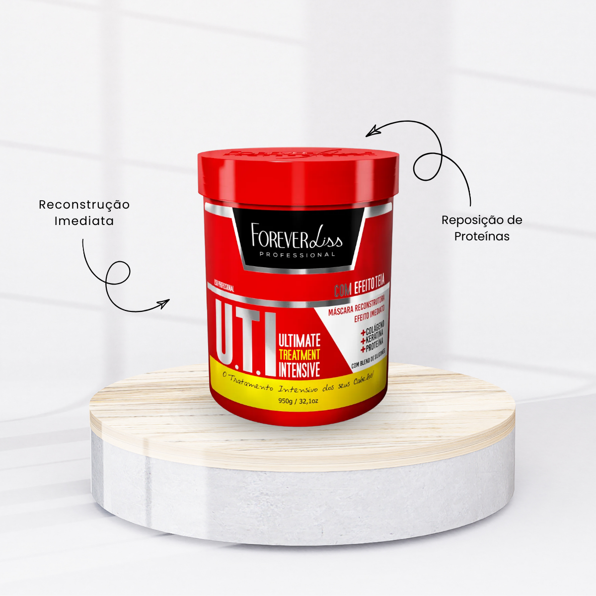 Máscara Forever Liss UTI Liso 950 g