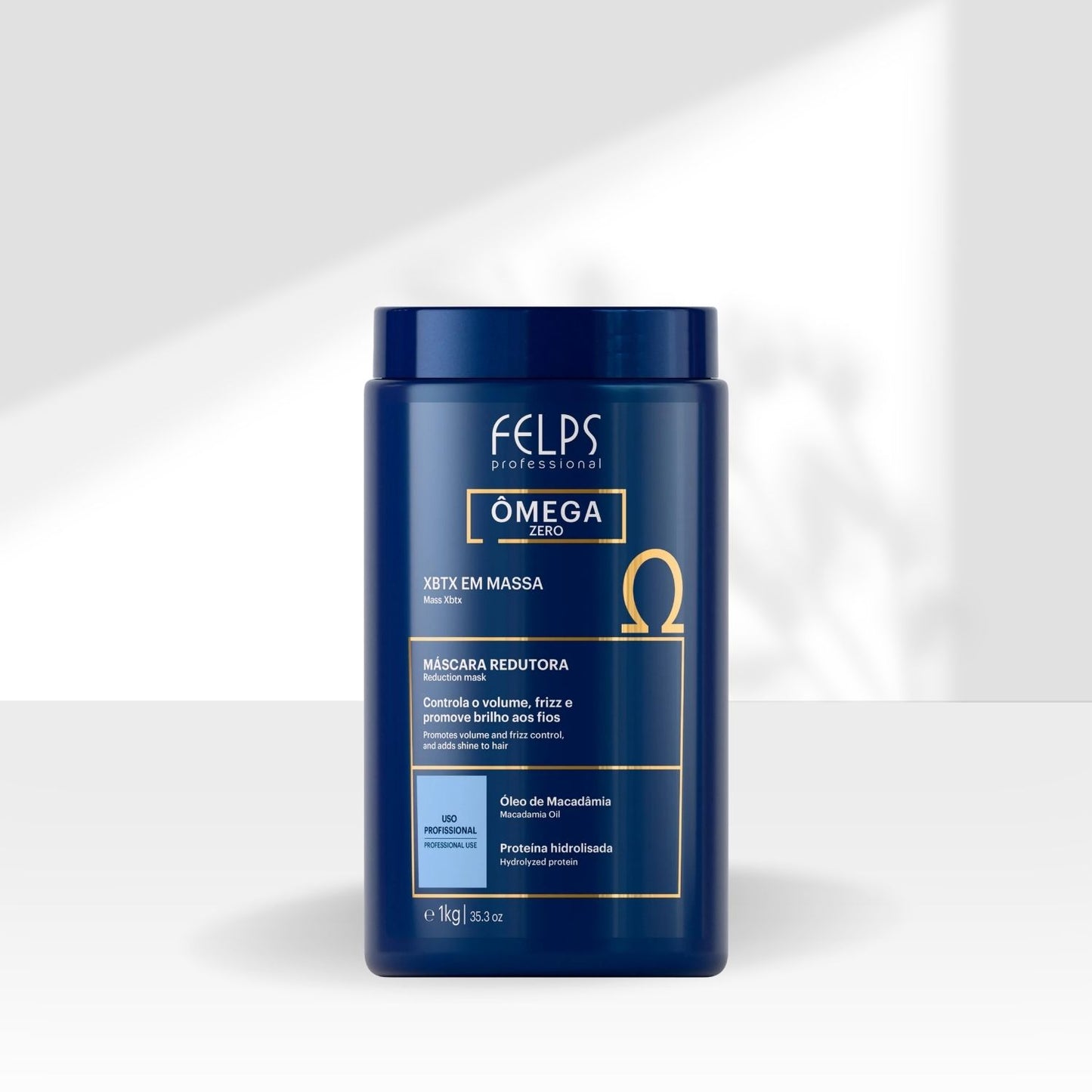 Botox Capilar Felps Omega Zero Nanoplastia Redutor de Volume 1 Kg