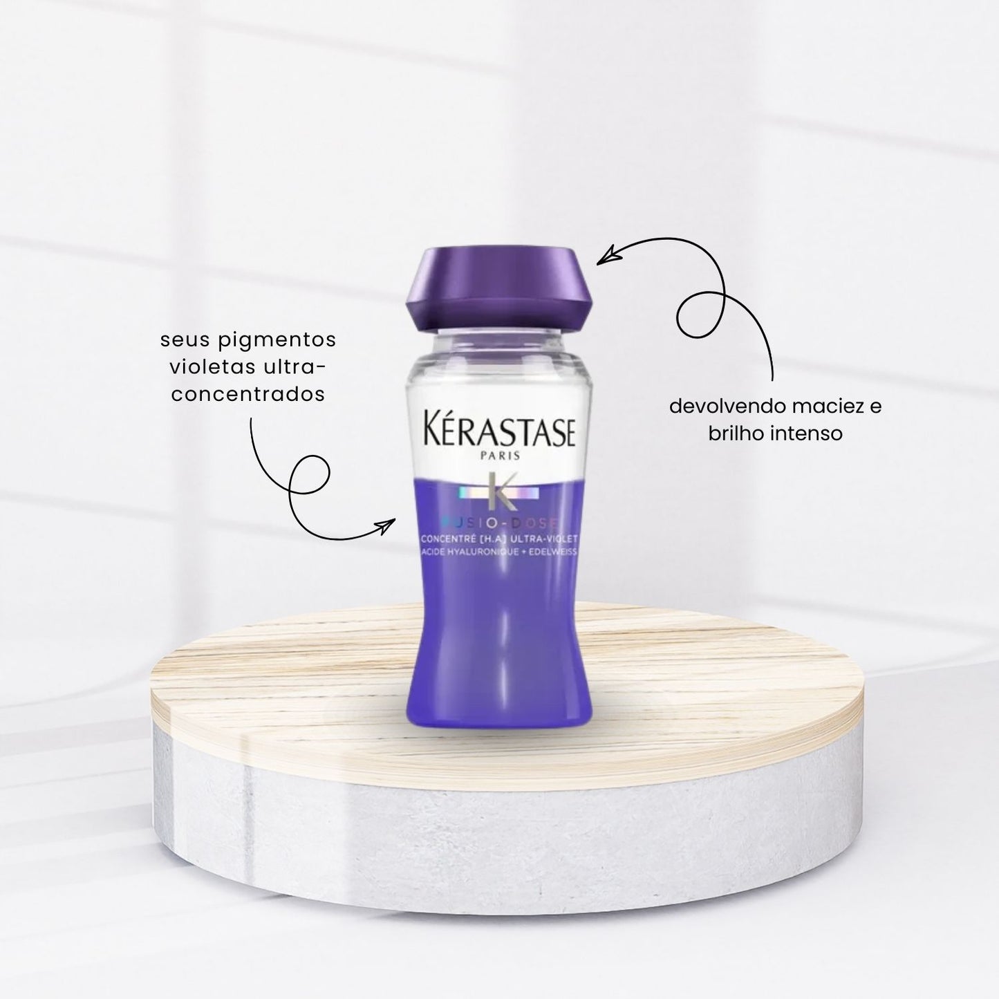 Ampola Kérastase Fusio-Dose Concentré Ultra-Violet 12 ml
