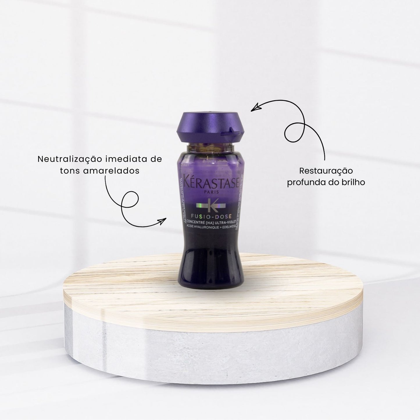 Kit Kérastase Fusio-Dose Concentré Ultra-Violet Ampolas 3 x 12 ml