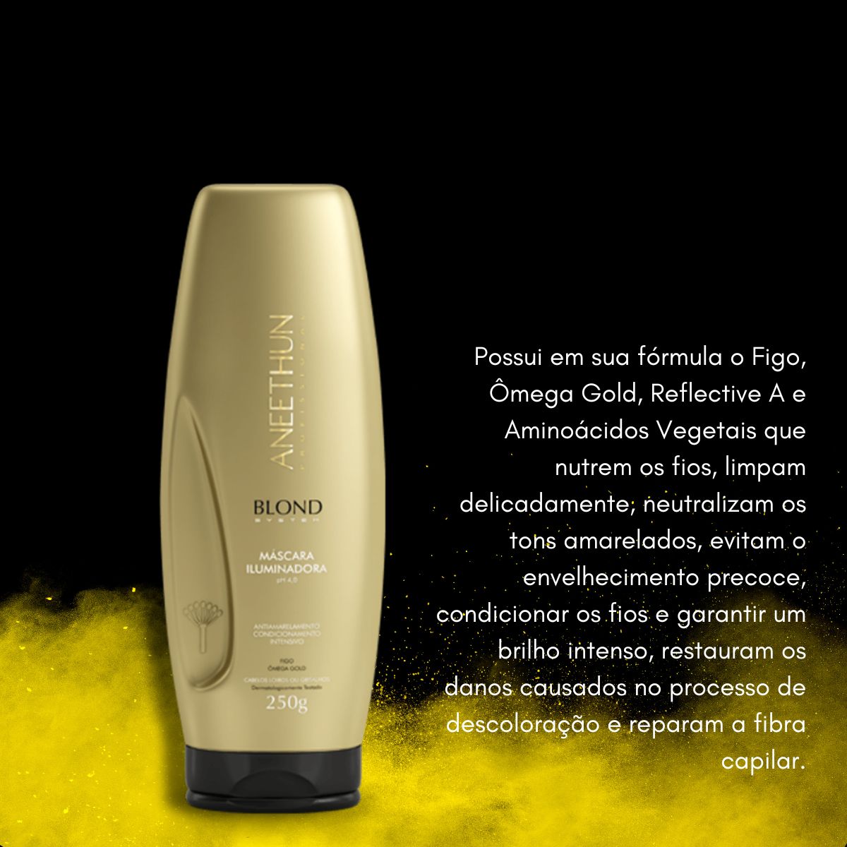 Máscara Aneethun Blond Iluminadora 250 g