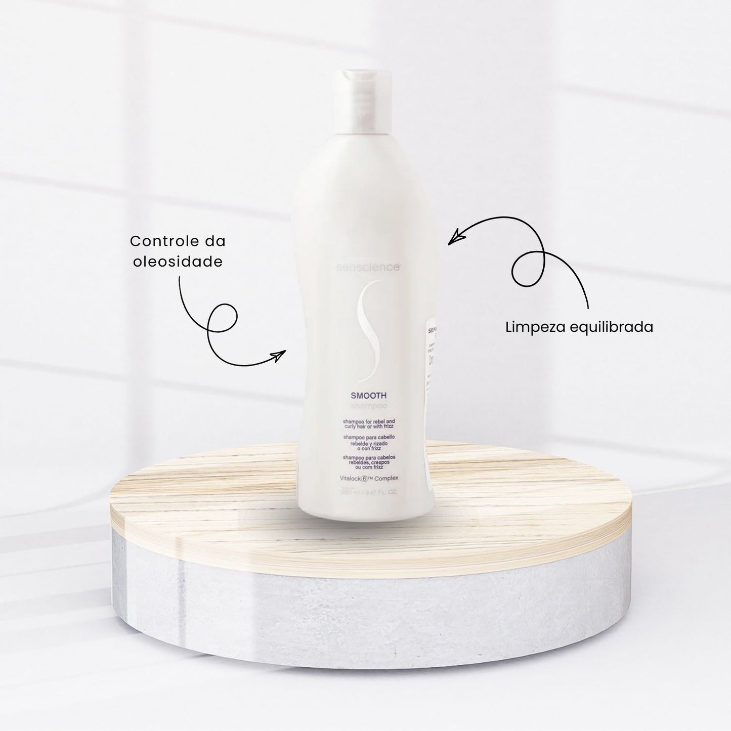 Kit Senscience Smooth Shampoo + Condicionador 240 ml + Inner Restore Intensif 150 ml