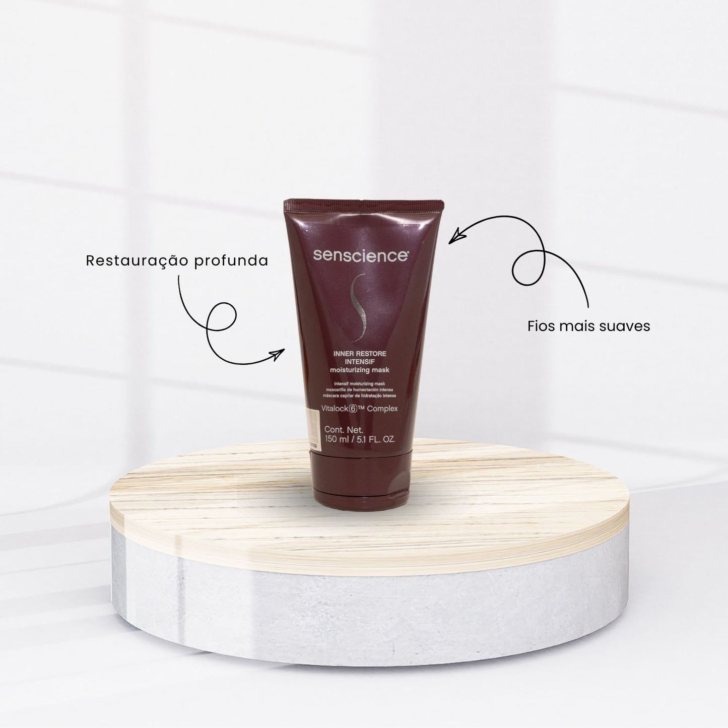 Kit Senscience Smooth Shampoo + Condicionador 240 ml + Inner Restore Intensif 150 ml