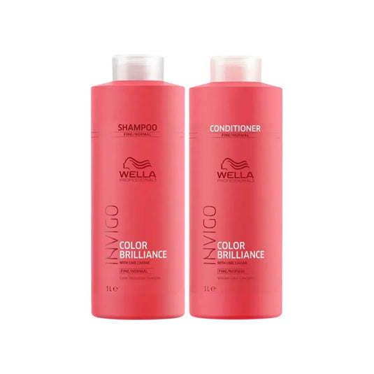 Kit Wella Invigo Color Brilliance Shampoo + Condicionador 1 Litro