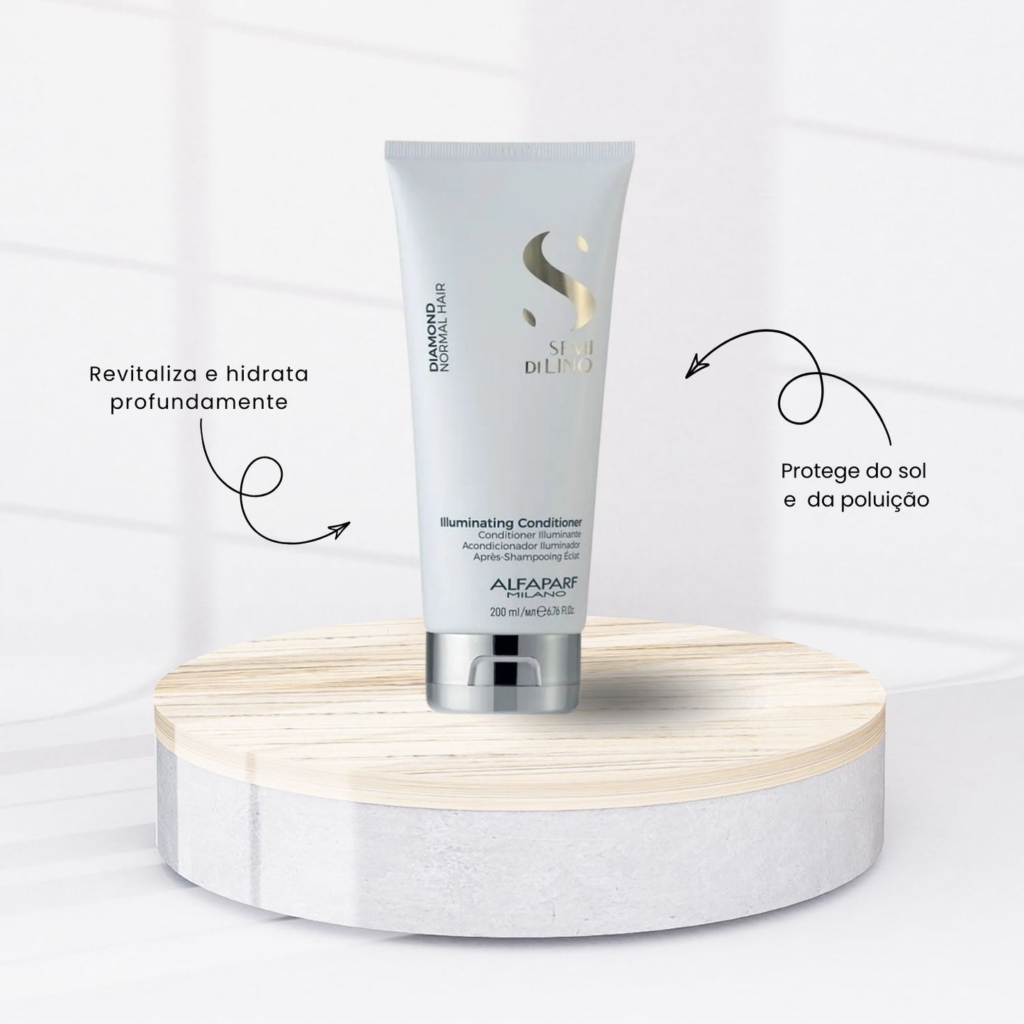 Kit Alfaparf Semi Di Lino Diamond Illuminating Completo Pequeno