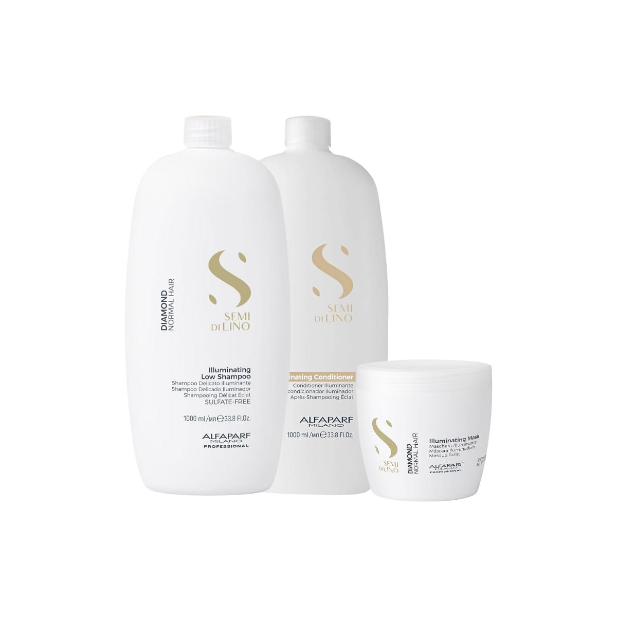 Kit Alfaparf Semi Di Lino Diamond Illuminating Trio Grande