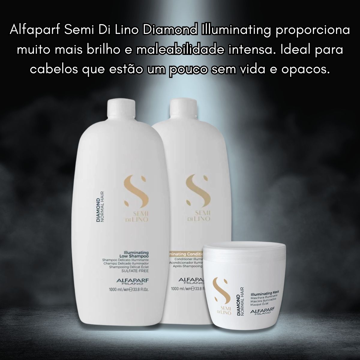 Kit Alfaparf Semi Di Lino Diamond Illuminating Trio Grande