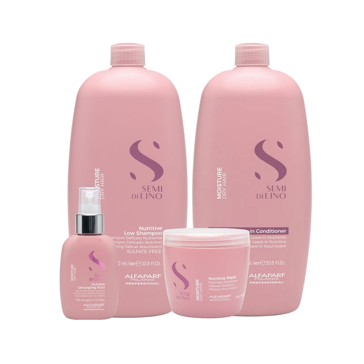 Kit Alfaparf Semi di Lino Moisture Nutritive Completo Grande